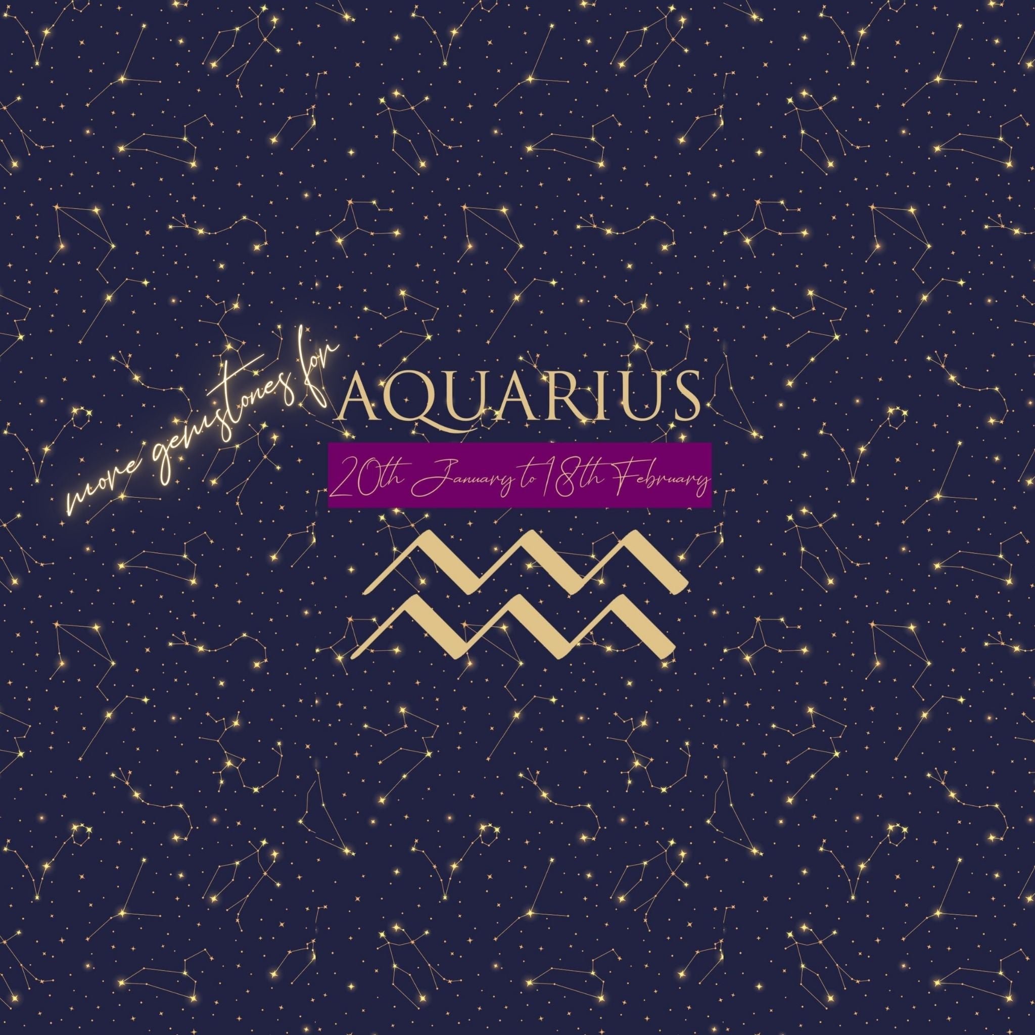 Aquarius SPOTLIGHT - Additional Compatible Stone Allies