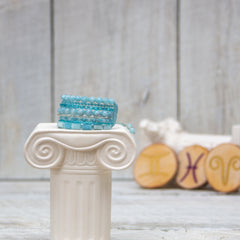 aquamarine never too much bracelet piece
