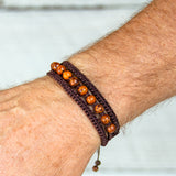 Cobra (Calligraphy) Jasper Earthy Embrace bracelet