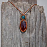 Hessonite Garnet & Apatite Mystic Duet Necklace