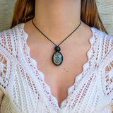 pinolith black tourmaline necklace