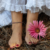 Rhodonite Fairy Dance anklet