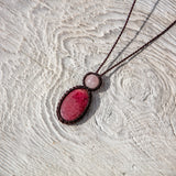 Rhodonite & Rose Quartz Mystic Duet necklace